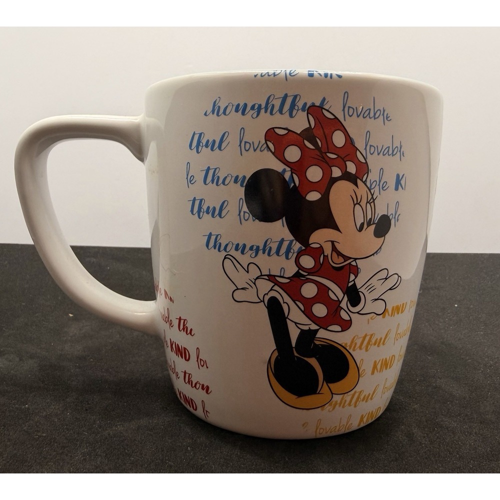 DISNEY Parks Minnie Mouse Loveable Personality Sculpted 3D Mug Cup - Picture 2 of 6